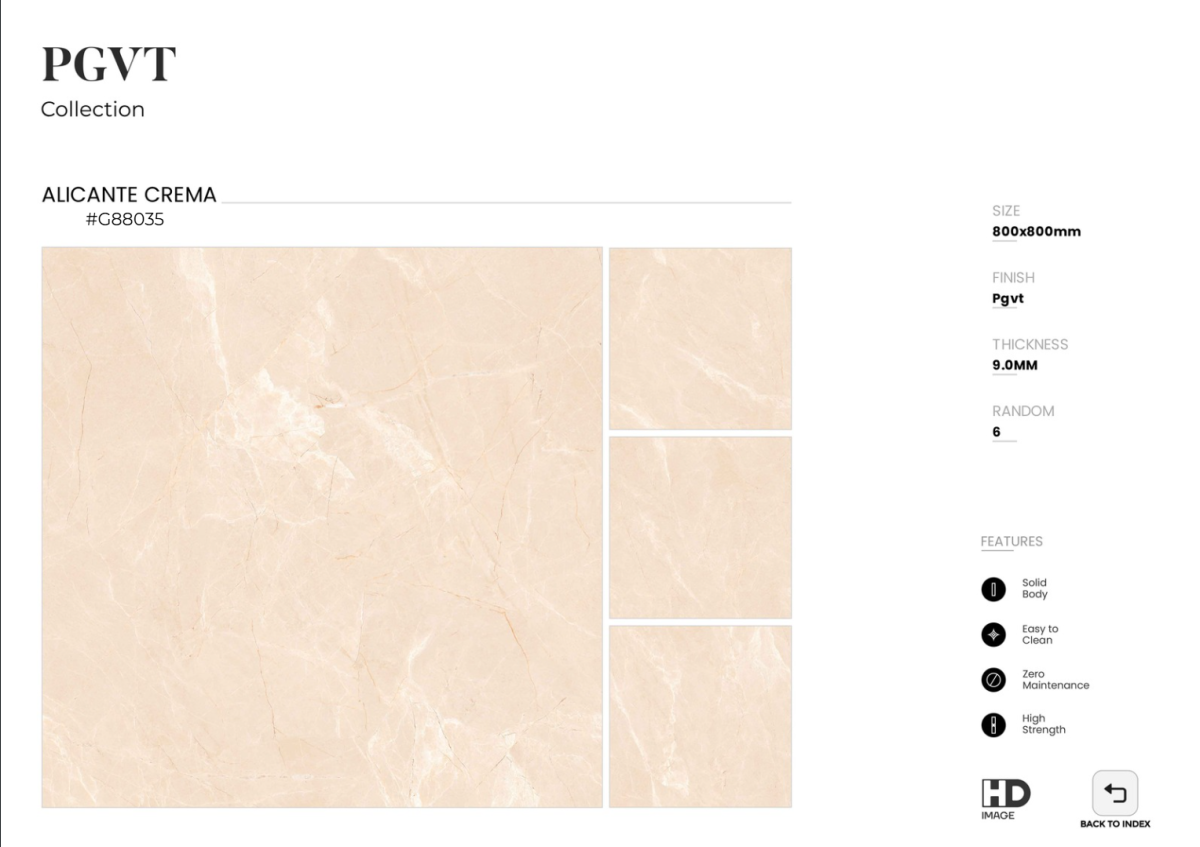 FTILES 800X800 ALICANTE CREMA G88035