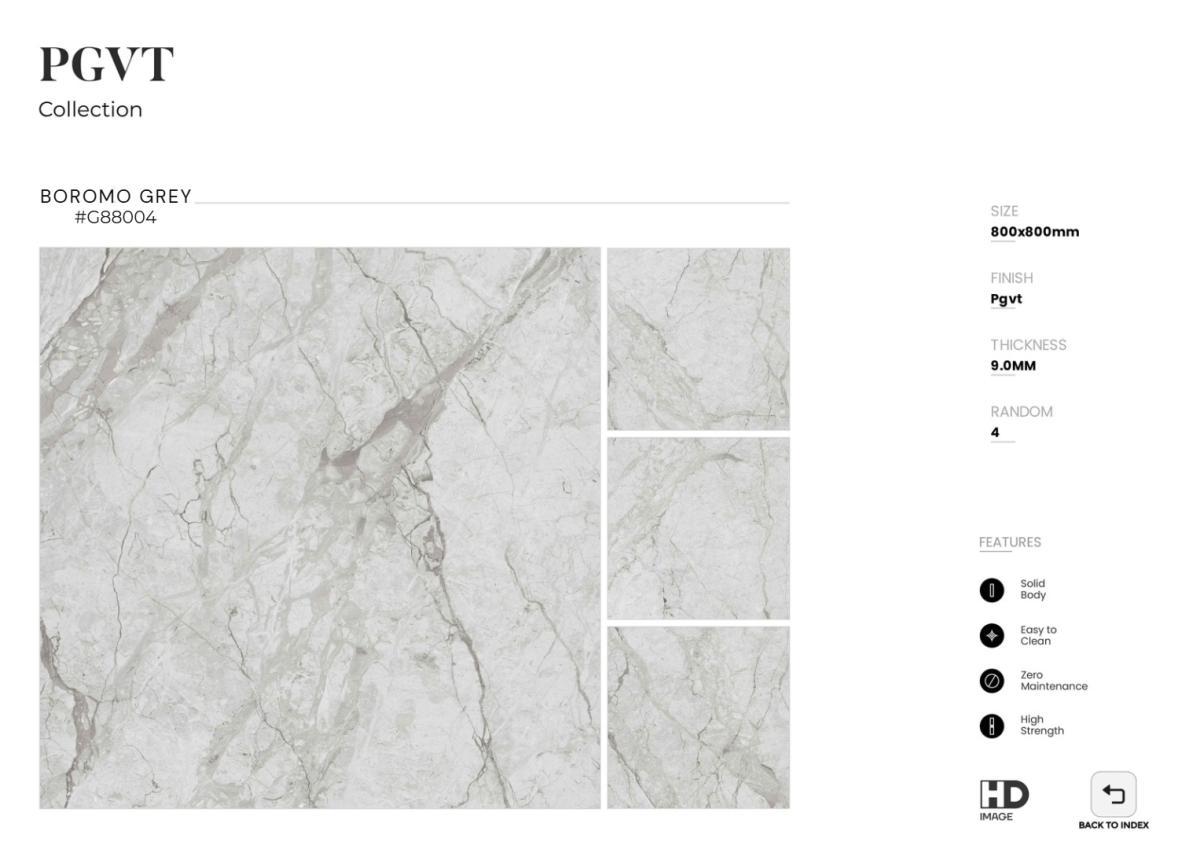 FTILES 800X800 BOROMO GREY G88004