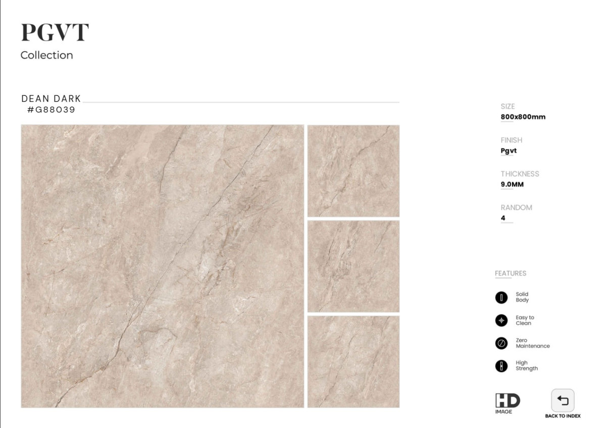 FTILES 800X800 DEAN DARK G88039