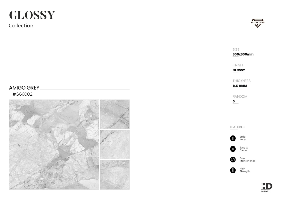 FTILES 600X600 AMIGO GREY G66002