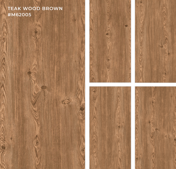 FTILES 600X1200 TEAK WOOD BROWN M62005