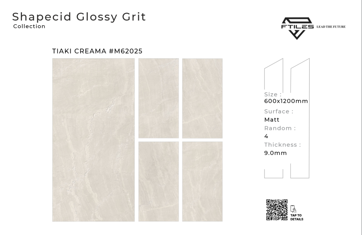FTILES 600X1200 TIAKI CREAMA M62025