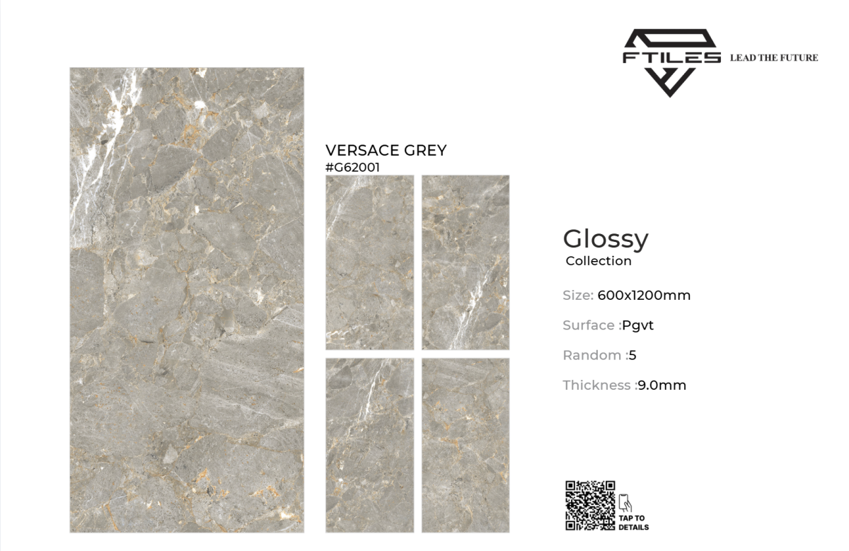 FTILES 600X1200 VERSACE GREY G62001