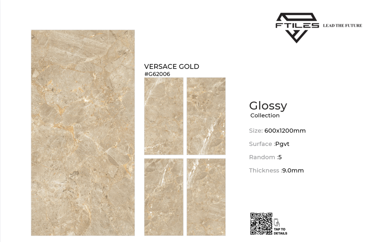 FTILES 600X1200 VERSACE GOLD G62006