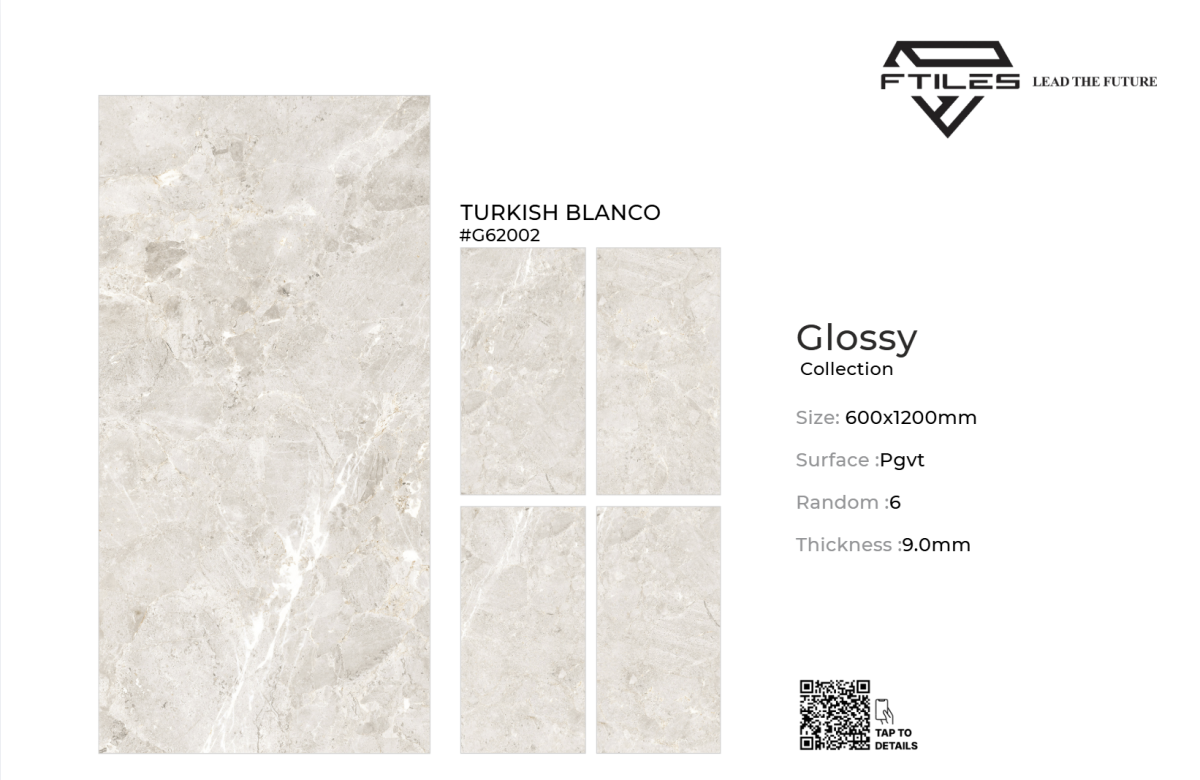FTILES 600X1200 TURKISH BLANCO G62002