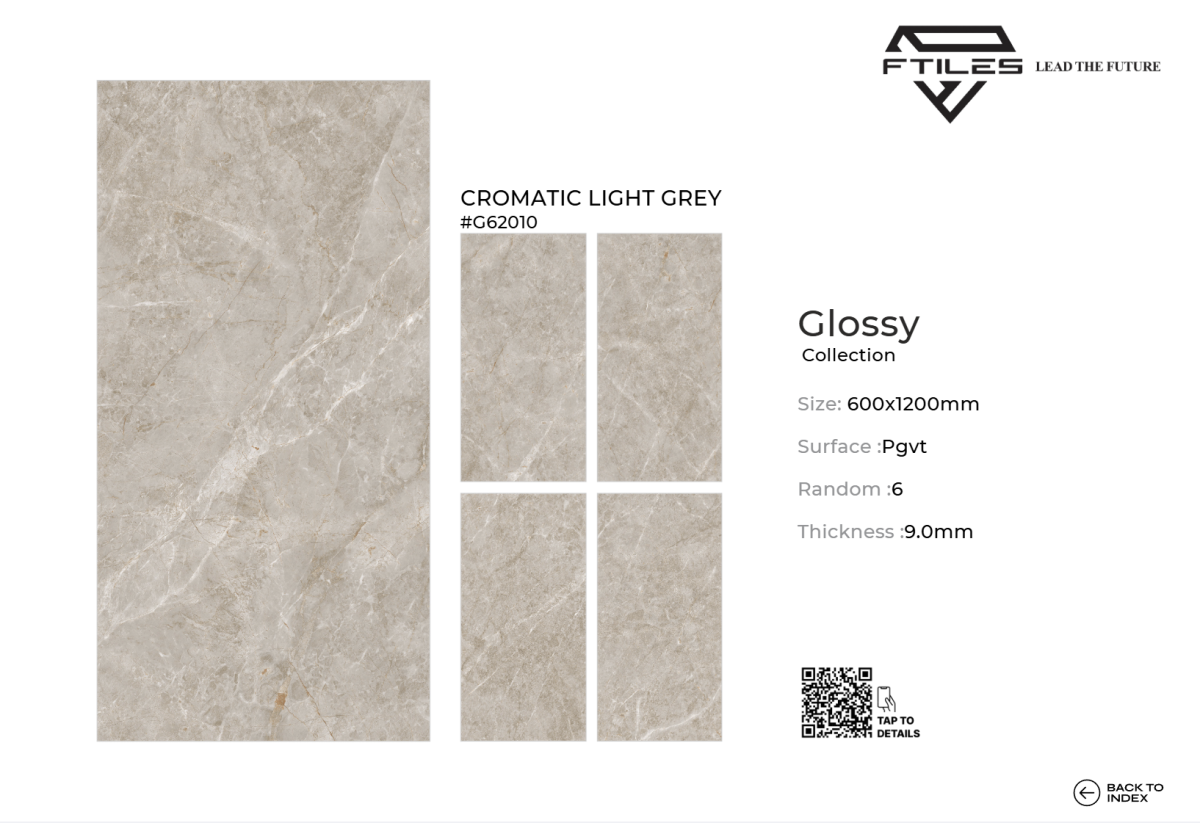 FTILES 600X1200 CROMATIC LIGHT GREY G62010