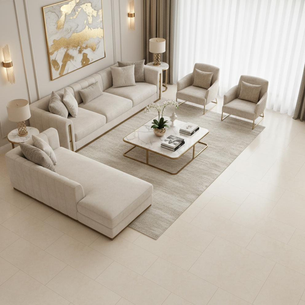 FTILES 600X1200 CREMA MARFIL G62015