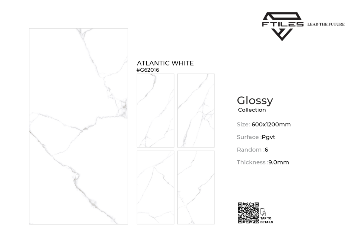 FTILES 600X1200 ATLANTIC WHITE G62016