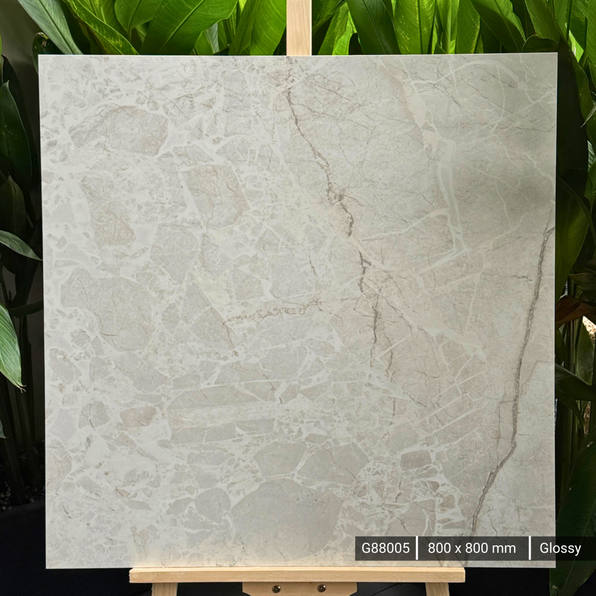 FTILES 800X800 CARTIAN LIGHT GREY G88005