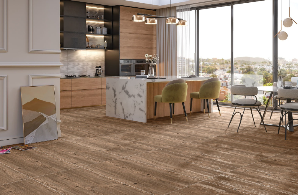 FTILES 600X1200 TEAK WOOD CHOCO M62020